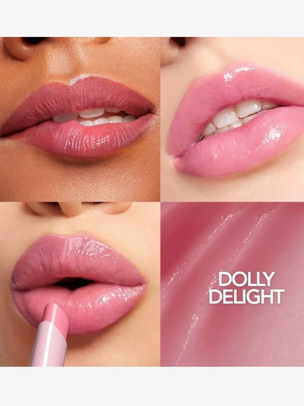 BUXOM Full-On Plumping Lip Glow Balm Color Rose All Day NIB